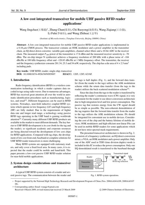 low cost rfid uhf transceiver|rfid reader pdf.